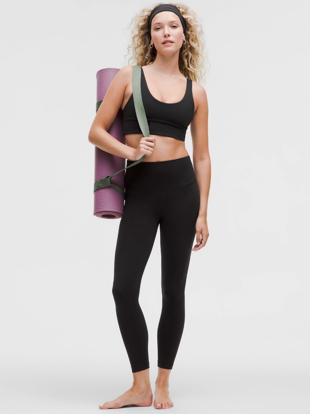 Lululemon Align High Rise Pant 25” Nulu Leggings, Black – Size 6